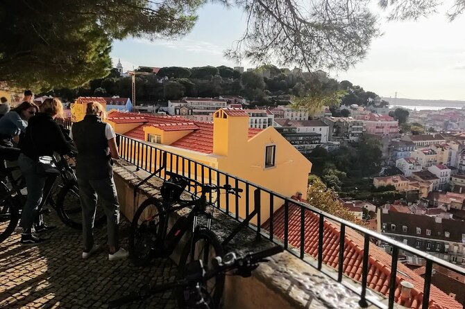 7 Hills and 14 Viewpoints - Lisbon E-Bike Tour - Starting near the railway and heading to São Pedro de Alcântara