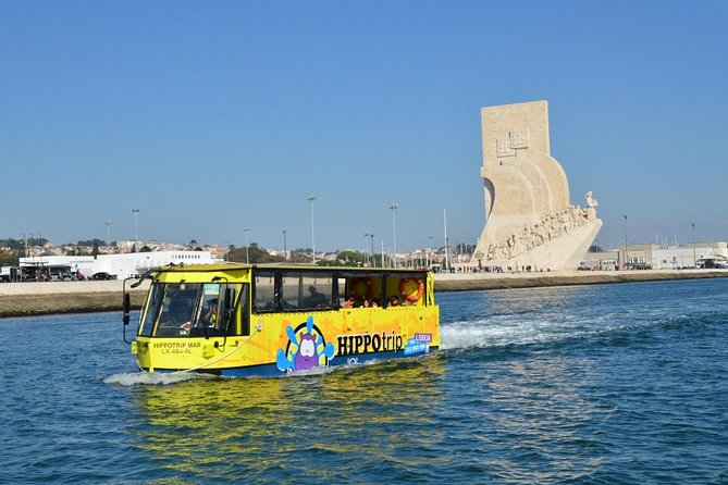 90 Minute Amphibious Sightseeing Tour in Lisbon - The Monument to the Discoveries anchors the river views