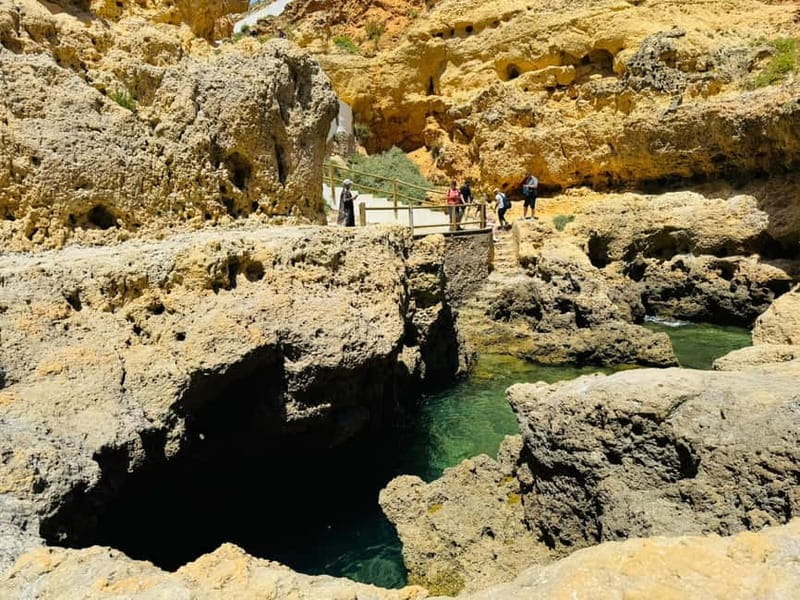 Algarve Adventures from Lisbon + Benagil Cave Boat Tour! - Algar Seco and Boneca Cave add a rugged walk