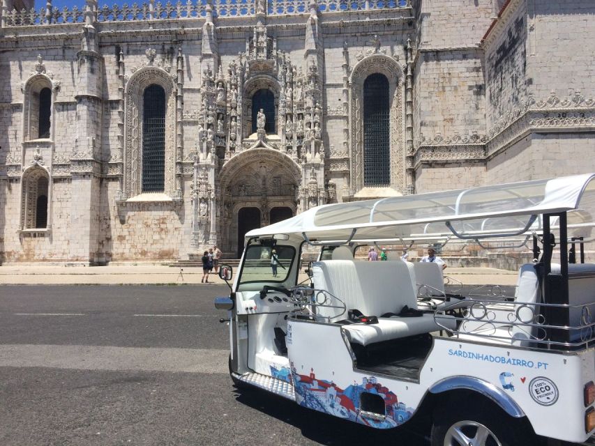 Belém: Private City Tour by Eco Tuk Tuk - Jerónimos Monastery and Manueline detail