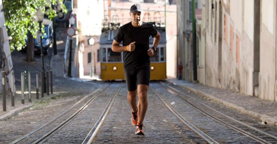 City Centre Run - Running tour - Chiado and Bairro Alto add character and hills