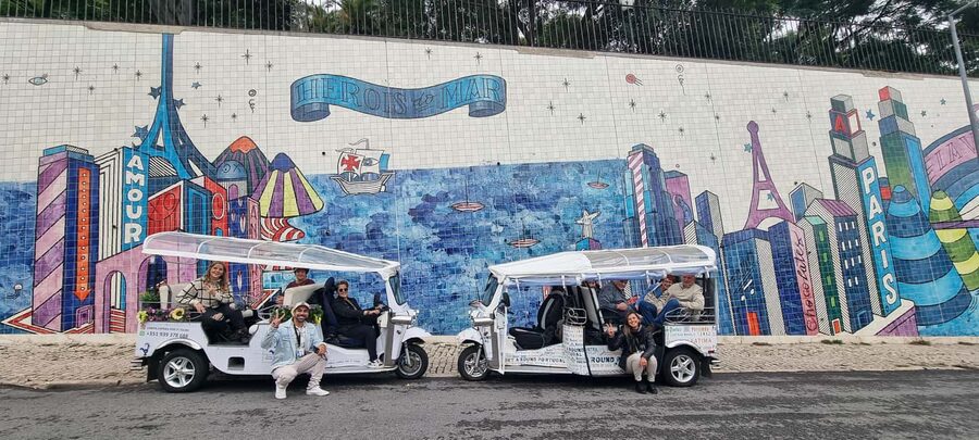 Discover beautiful Lisbon aboard a tuk tuk - Why a tuk tuk works well on Lisbon’s seven hills
