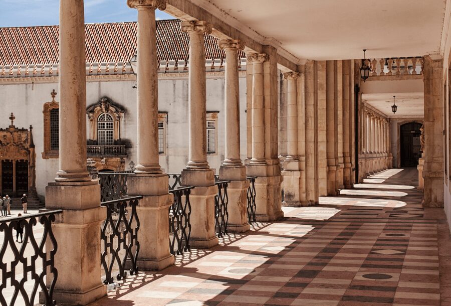 From Lisbon: COIMBRA and AVEIRO - Entering the Joanina Library