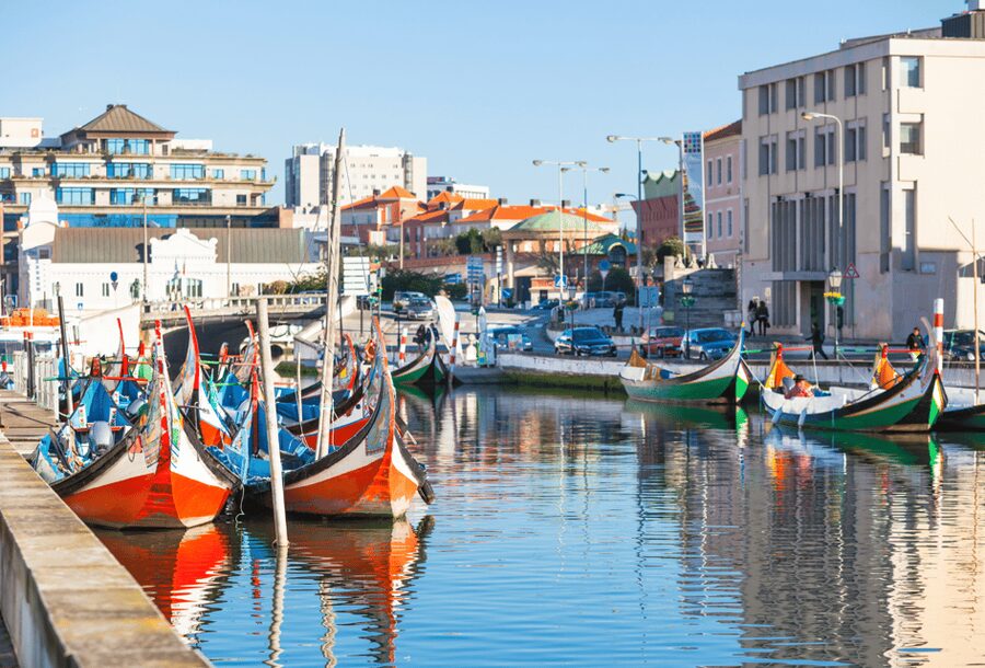 From Lisbon: COIMBRA and AVEIRO - Aveiro’s Canals and Moliceiro Boats