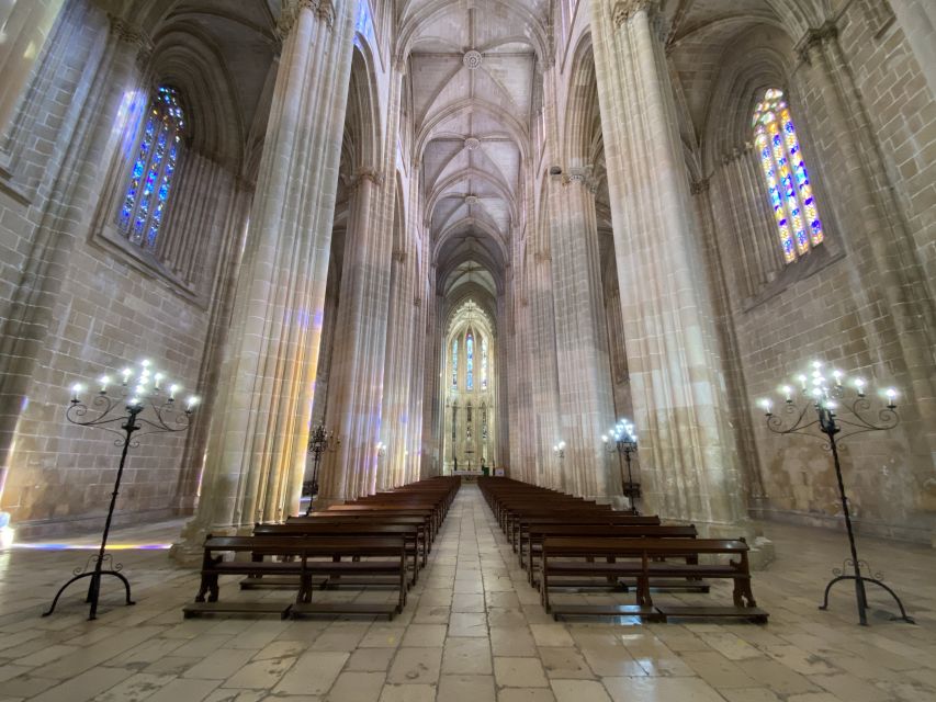 From Lisbon: Fátima, Batalha, Nazaré, and Obidos Tour by Van - Batalha Monastery and Portugal’s Gothic ambition
