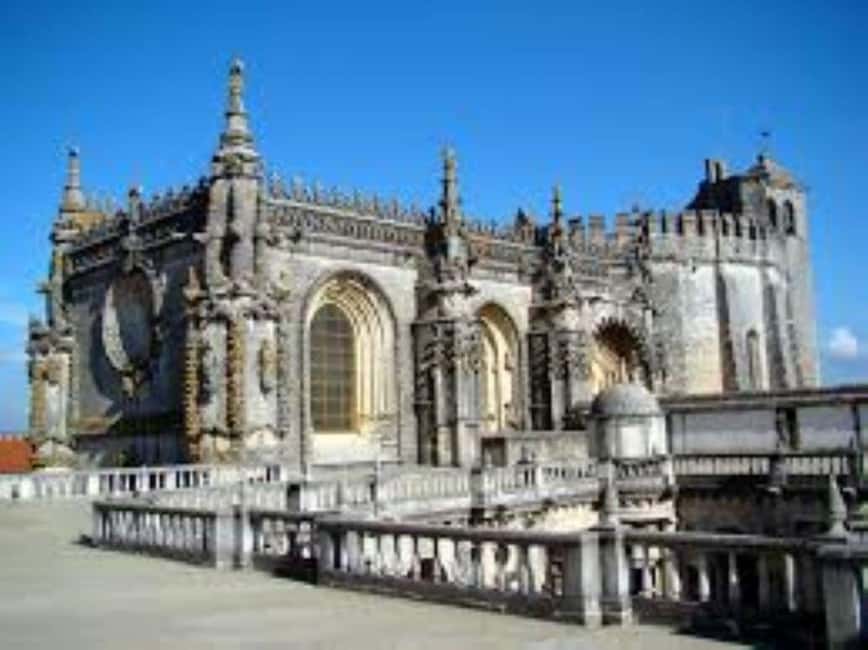 From Lisbon: Medieval Tour, Batalha, Tomar, Alcobaça, Óbidos - Óbidos, castle walls, and a chocolate cup