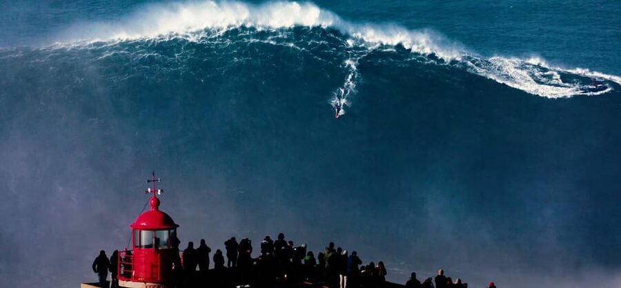 From Lisbon: Nazare Big Waves and Óbidos Guide Day Trip - The Van Ride and Small-Group Setup