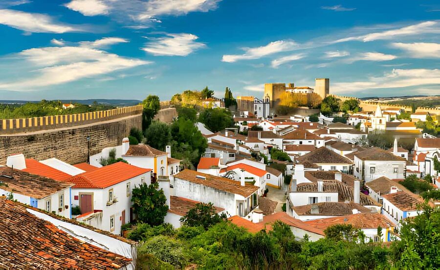 From Lisbon: Obidos, Nazaré and Fátima Small Group Tour - Óbidos: stone walls, white houses and cherry liqueur