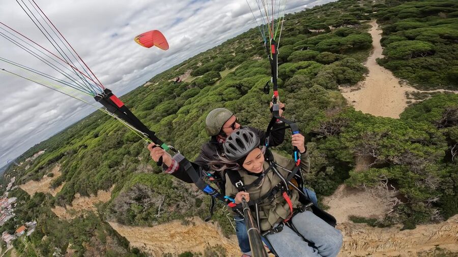 From Lisbon: Paragliding Flight with Transfers - Choosing among Lisbon’s four possible beach sites