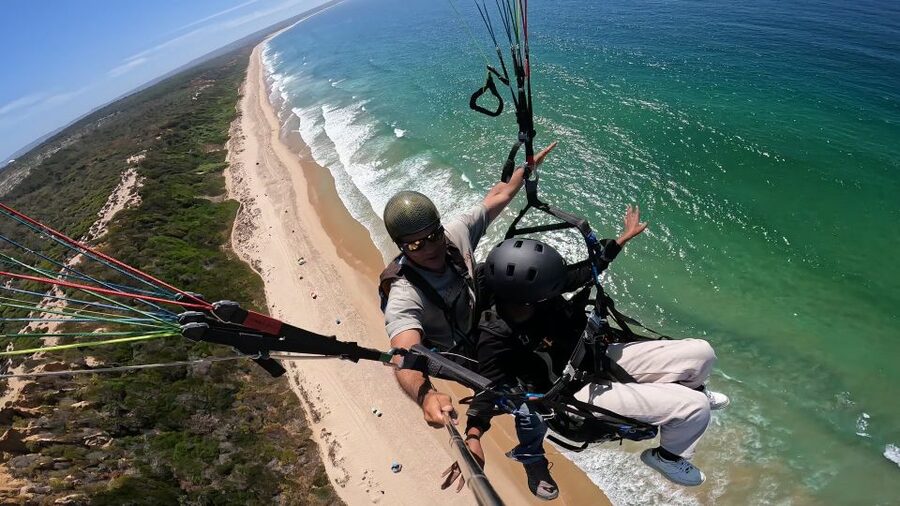 From Lisbon: Paragliding Tandem Flight - Four possible launch sites along the Atlantic coast