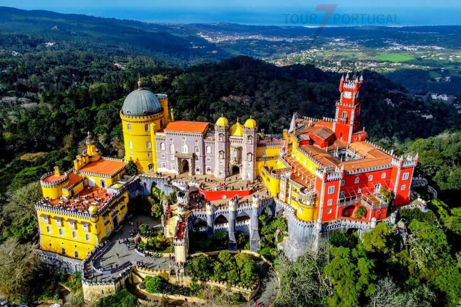From Lisbon: Pena Palace, Regaleira, Monserrate & Cabo Roca - Starting in Sintra’s old streets