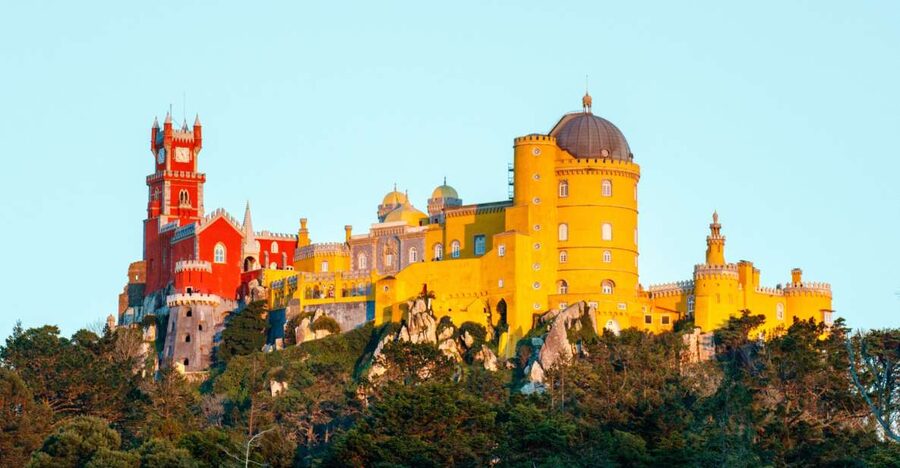 From Lisbon: Sintra, Cascais and Estoril Full-Day Tour - Pena Palace: the colorful centerpiece