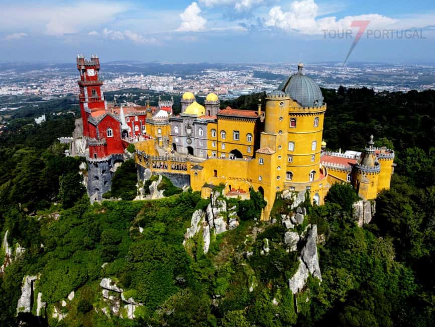 From Lisbon: Sintra, Pena Palace, Regaleira, Guided Day Tour - The Moorish Castle offers the broadest views