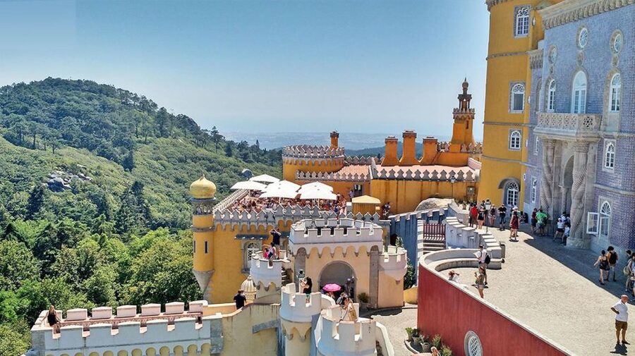 From Lisbon: Sintra Pena Regaleira Roca Cap Cascais Tour - Cascais: a pleasant finish with limited time
