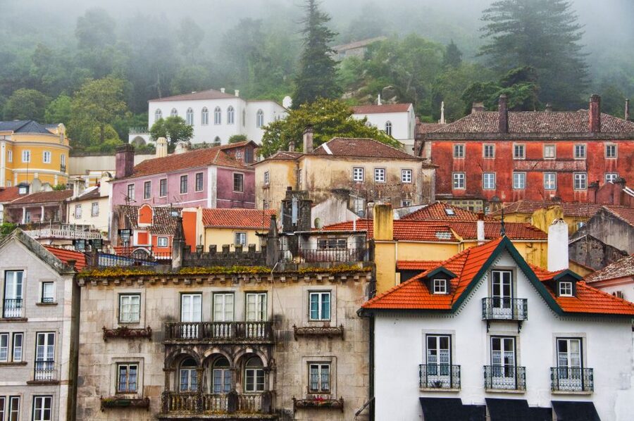 From Lisbon: Sintra Tour - Pena, Regaleira & Monserrate - Sintra’s old center and the National Palace