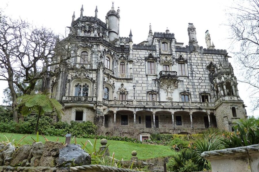 From Lisbon: Sintra Tour with Queluz Palace Entrance - Moorish Castle walls above the town