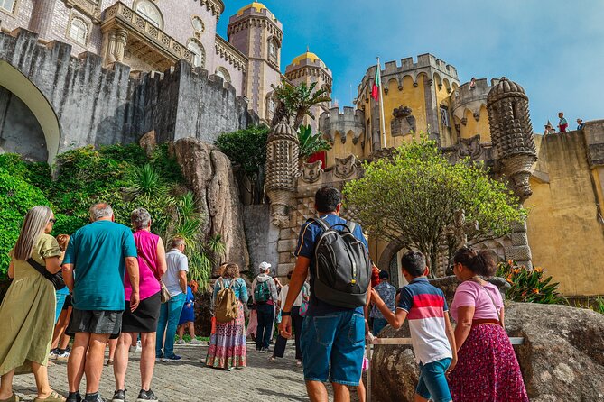 From Lisbon: Small Group to Pena Palace, Nazaré & Fátima - Pena Palace: the colorful finale in Sintra