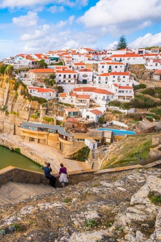 From Lisbon: Tour Sintra, Pena Palace, Regaleira and Cascais - Sintra town: one hour among old streets and pastries