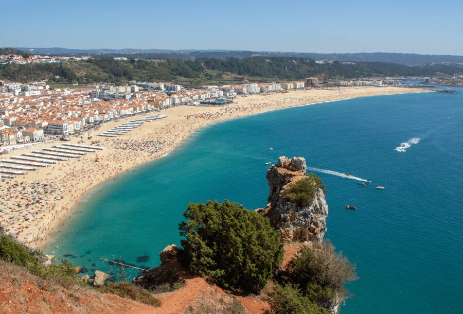 From Lisbon: Tour to Óbidos and Nazaré - Medieval Village, Sour Cherry and Iconic Beaches - Arriving at Nazaré and Praia do Norte