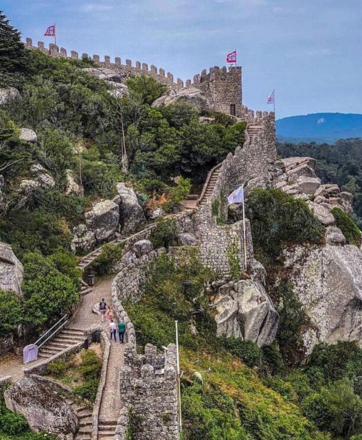 From Lisbon: Visit Queluz, Sintra, Cabo da Roca and Cascais - Pena Palace and the upper gardens