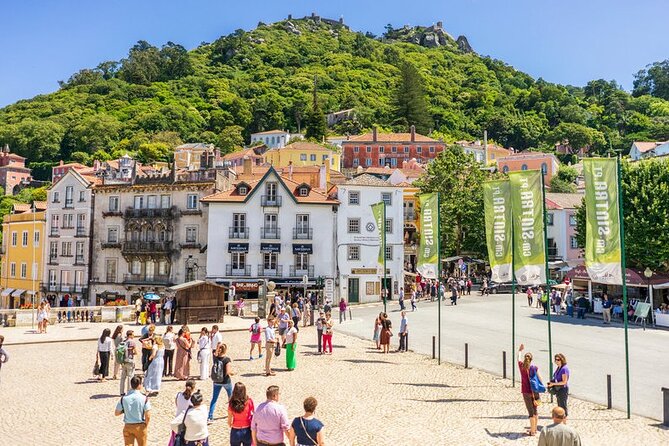 Full Day Tour: Sintra, Pena Palace, Cabo da Roca, Cascais - Pena Palace: a colorful start on Serra de Sintra