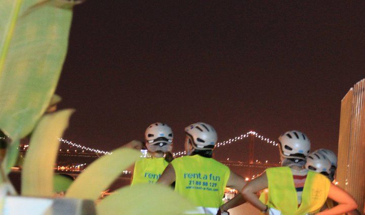 Go Lisbon by Night Electric Bike Tour - Bel Monte Palace and the city beyond the postcard
