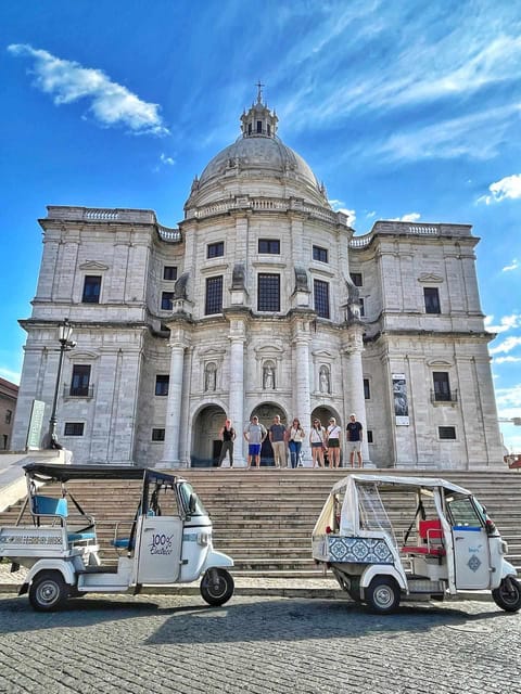 Guided Electric Piaggio Tuk-Tuk Tour of Historic Lisbon - Mouraria shows a less polished side of old Lisbon