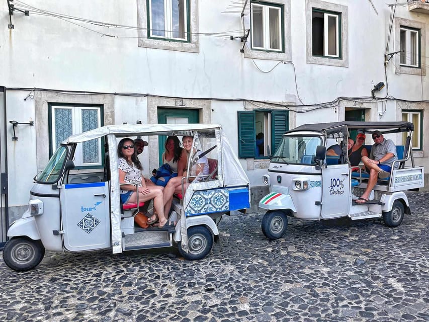 Guided Electric Piaggio Tuk-Tuk Tour of Historic Lisbon - Chiado and Largo do Carmo shift the mood again