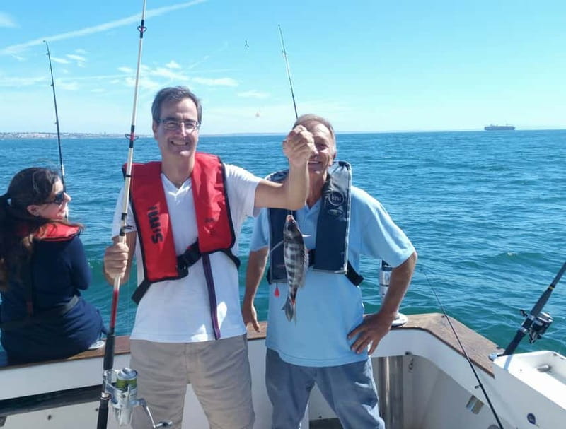 Half Day Fishing Trip - Cascais views and Sintra mountains from the water
