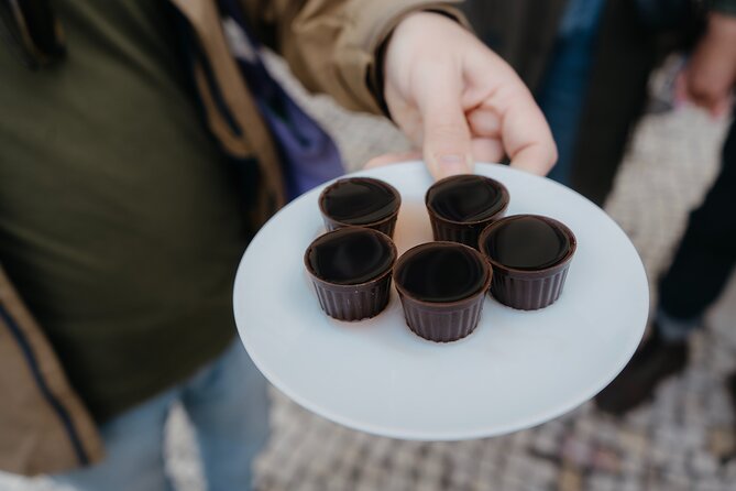 Heart of Lisbon Food Tour: Baixa, Chiado & Bairro Alto - Ginjinha in a chocolate cup