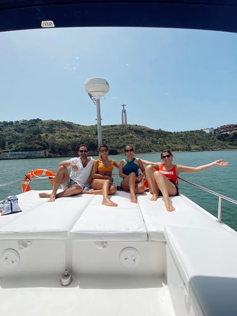 Lisbon: 3H Private Luxury Catamaran Tour with Swimming - Leaving Belém beside Lisbon’s great monuments