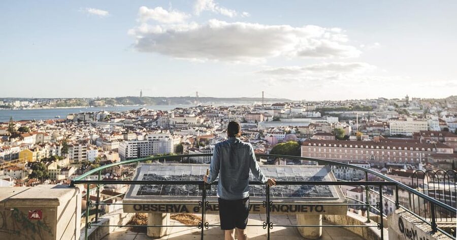 Lisbon: All Viewpoints Tuk-Tuk Tour with a True Local Guide - Alfama begins with Santa Luzia and Portas do Sol
