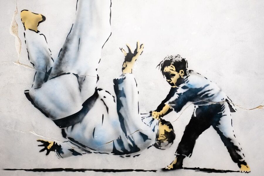 Lisbon: Banksy Museum Permanent Exhibition Entry Ticket - The Walled Off Hotel reproduction