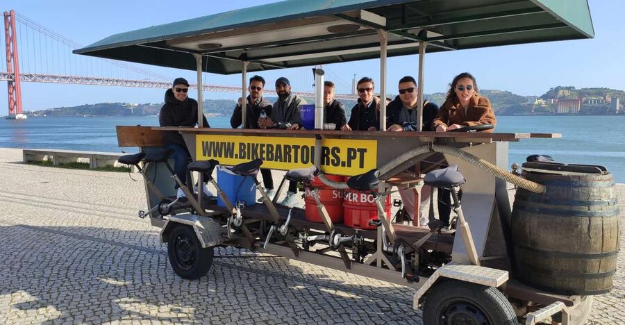 Lisbon: Beer Bike Tour with Sangria and Beer - A Moving Party Beside the Tagus