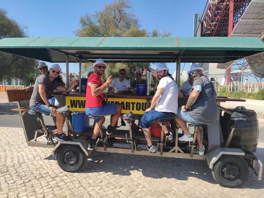 Lisbon: Beer Bike Tour with Sangria and Beer - The Bridge View and Photo Break