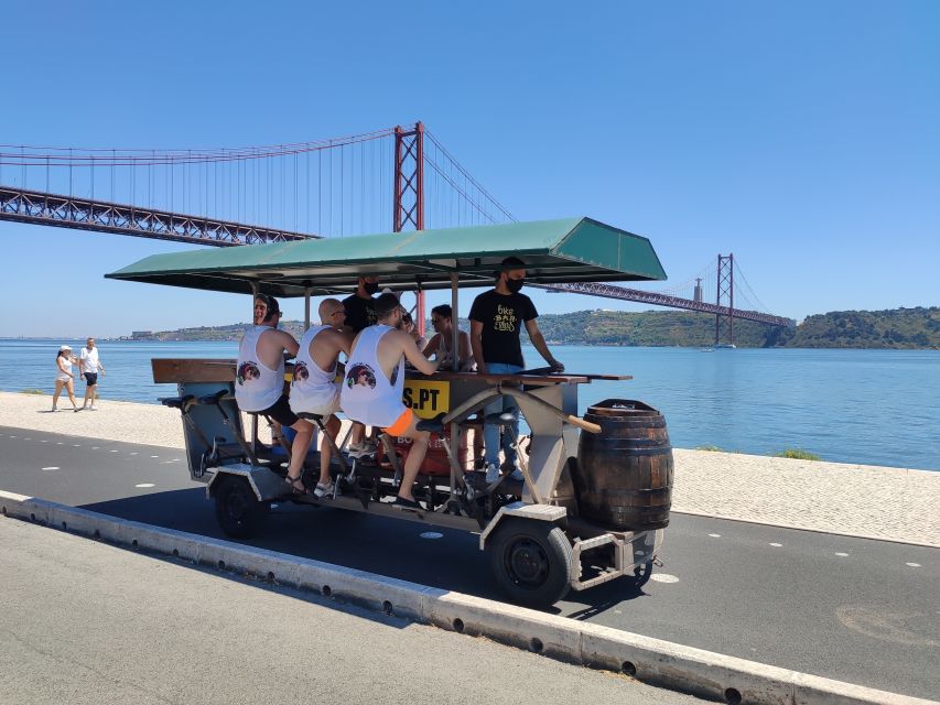 Lisbon: Beer Bike Tour with Sangria and Beer - Group Size and Seating Matter