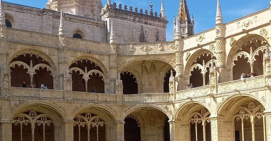 Lisbon: Belem, Jeronimos Monastery, and Coach Museum Tour - Reading the cloisters instead of just photographing them