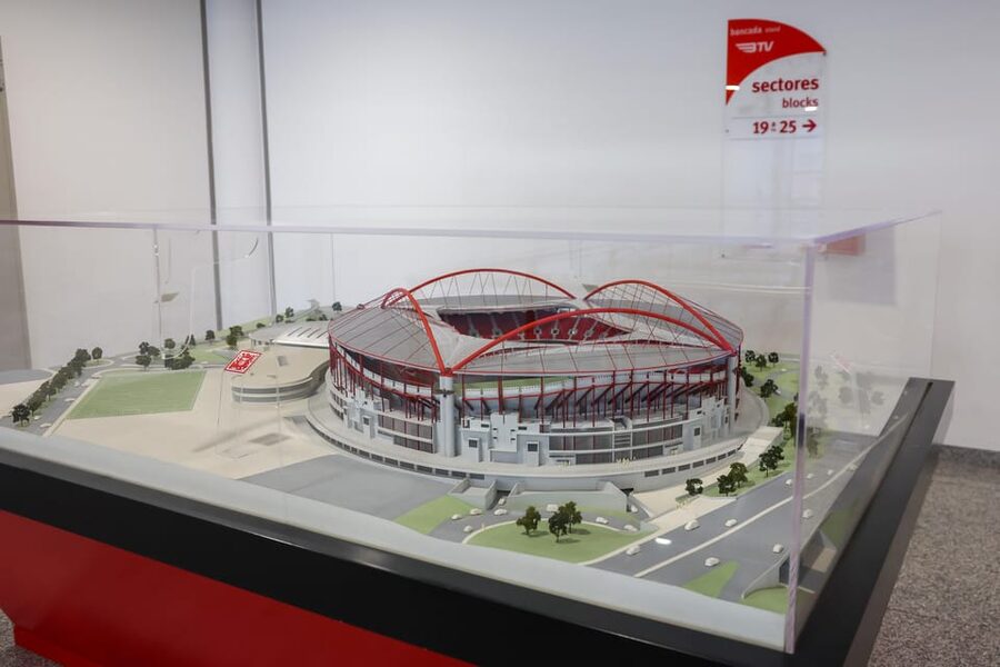 Lisbon: Benfica Luz Stadium Tour with Souvenir Scarf - Entering the visitors’ locker room