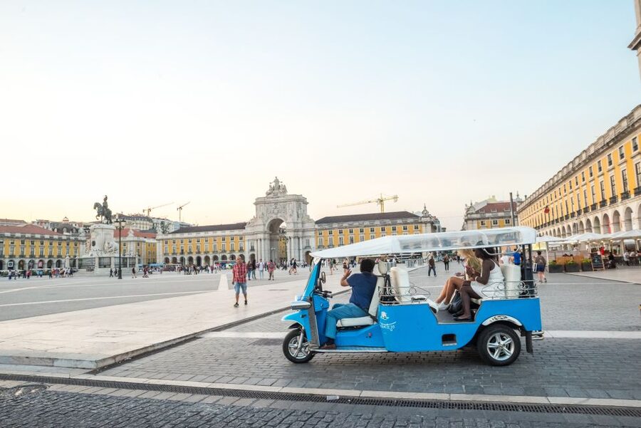 Lisbon by Tuk Tuk Guided Tour: City of Neighborhoods - Baixa and the city rebuilt after 1755