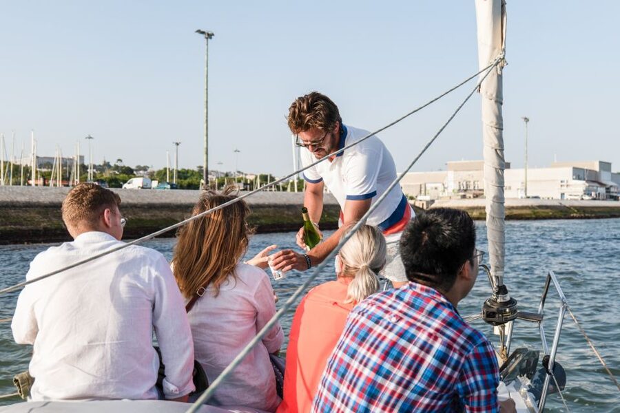 Lisbon: Daytime/Sunset/Night City Sailboat Tour with Drink - Key points to know before booking