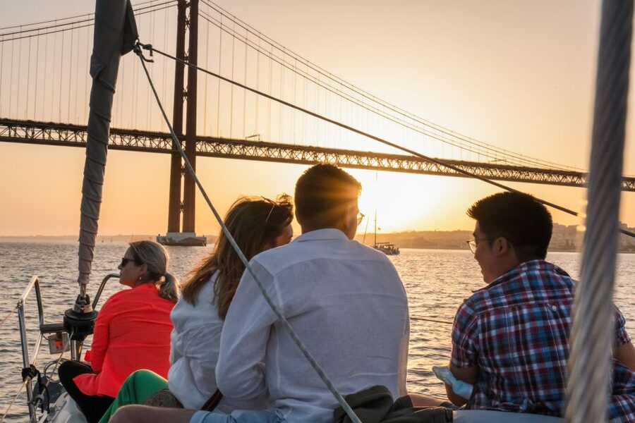 Lisbon: Daytime/Sunset/Night City Sailboat Tour with Drink - Drinks, comfort, and the small-group setting