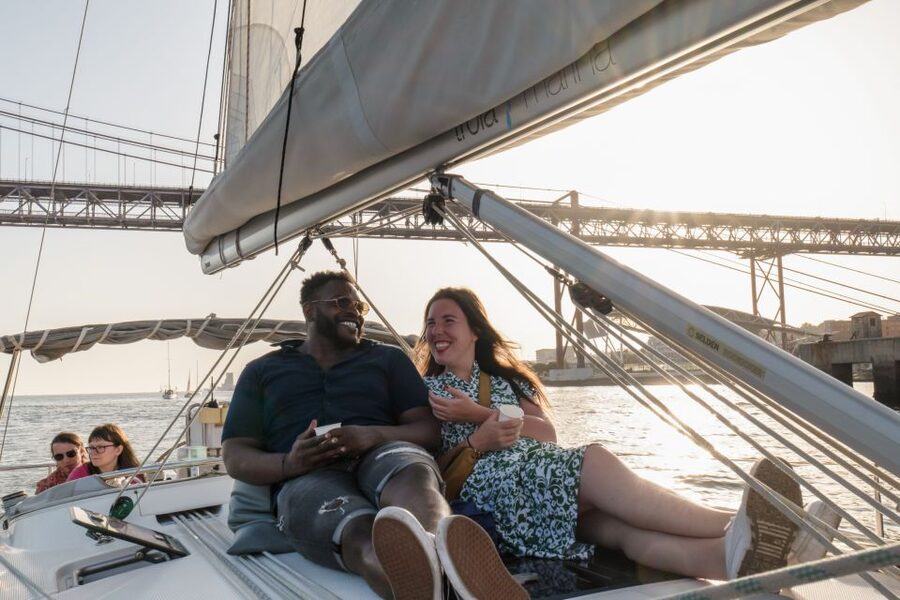 Lisbon: Daytime/Sunset/Night City Sailboat Tour with Drink - From Belém Tower to Jerónimos Monastery