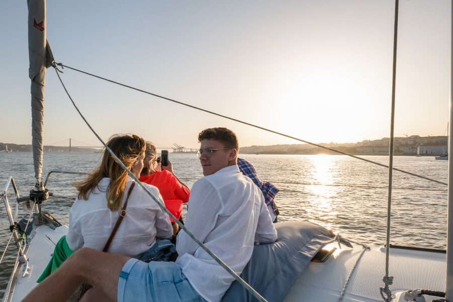 Lisbon: Daytime/Sunset/Night City Sailboat Tour with Drink - MAAT and Belém’s changing riverfront