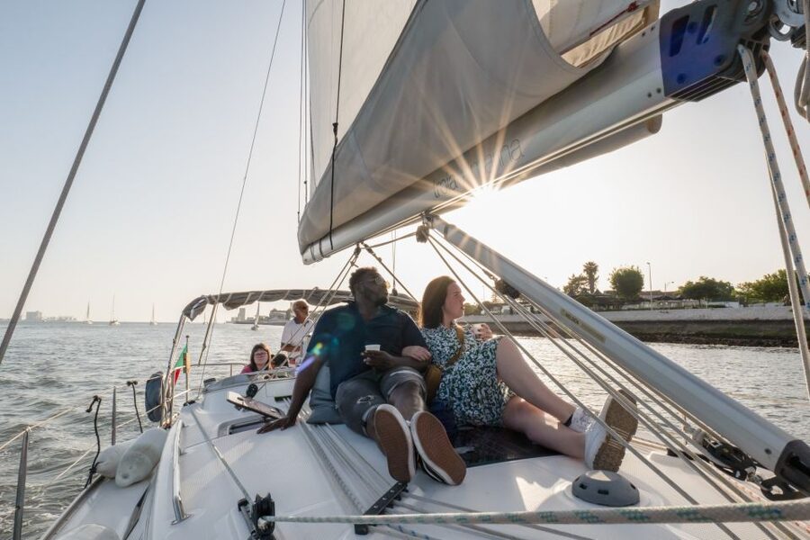 Lisbon: Daytime/Sunset/Night City Sailboat Tour with Drink - Meeting the boat beside the Monument to the Discoveries