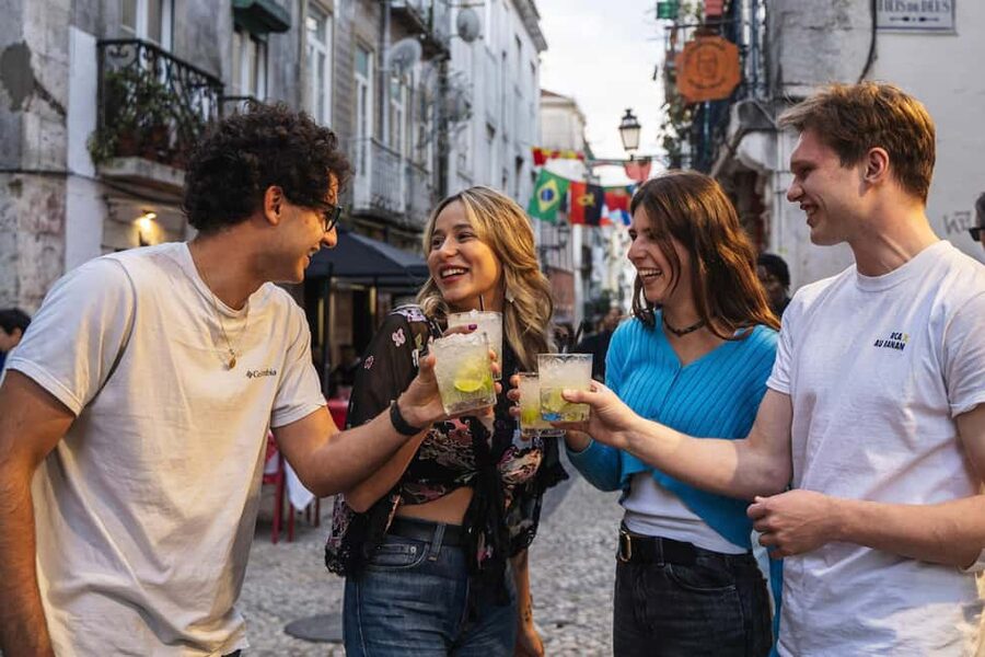 Lisbon: Drunken History Walking Tour with Included Drinks - Five Portuguese drinks, not five identical shots
