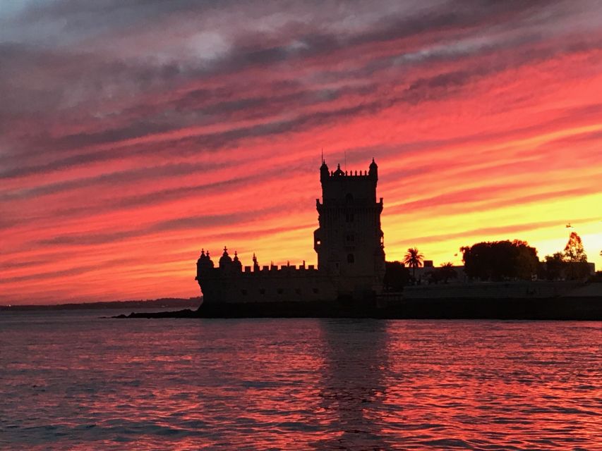 Lisbon: Enjoy a Sunset or Night Tagus River Sailboat Cruise - The 25 April Bridge and Christ the King