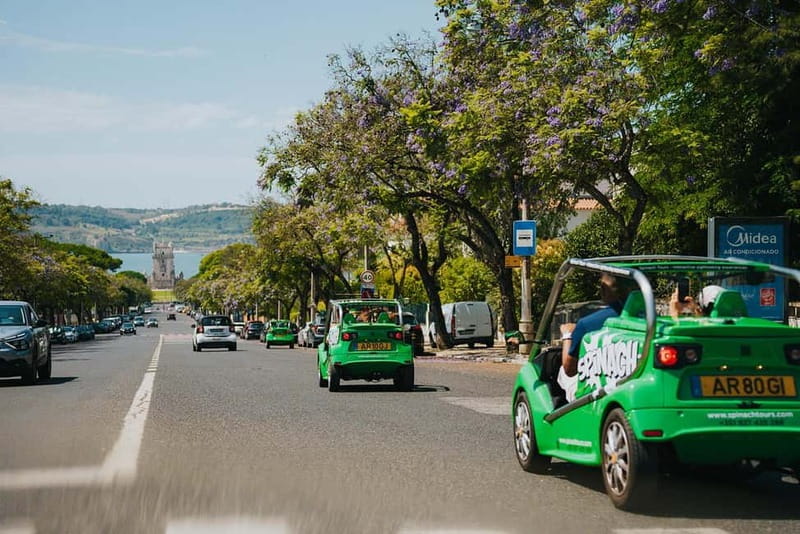 Lisbon: GPS-Guided Spinach Tour by Electric Car - Lisbon sightseeing with a steering wheel