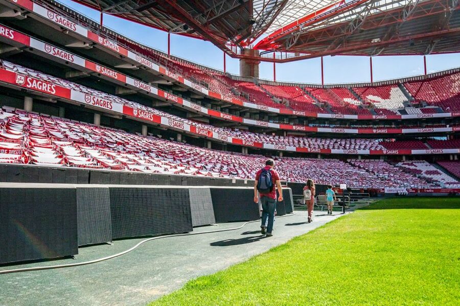 Lisbon: Luz Stadium Tour & SL Benfica Museum Ticket w/Scarf - Stadium models, the Sagres Stand, and NX Lounge