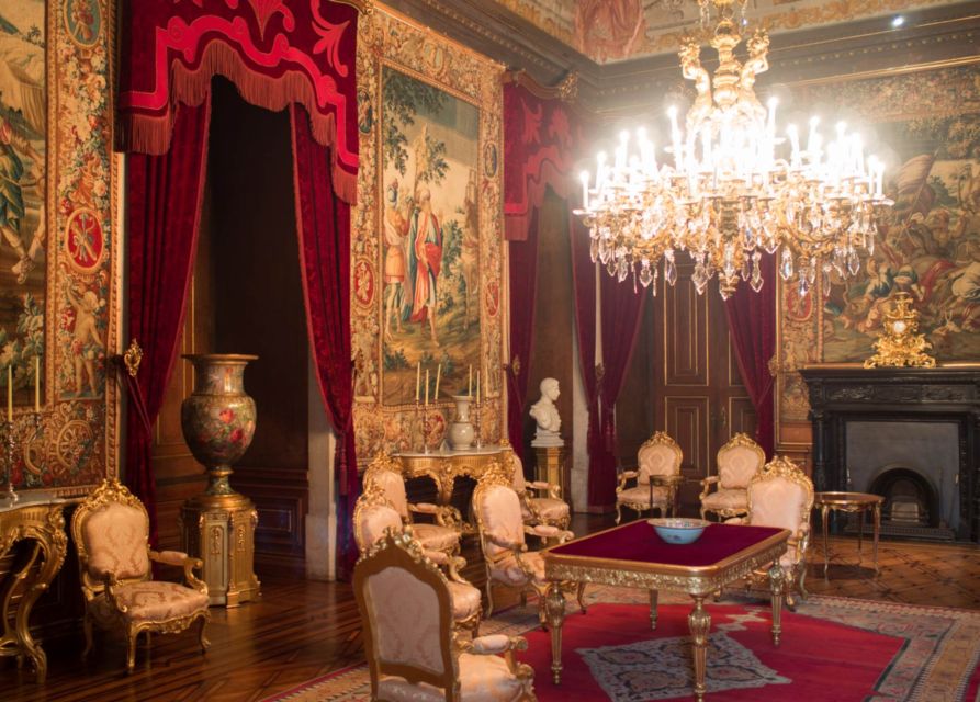 Lisbon: National Palace of Ajuda E-Ticket & City Audio Guide - Inside Ajuda, look beyond the grand rooms