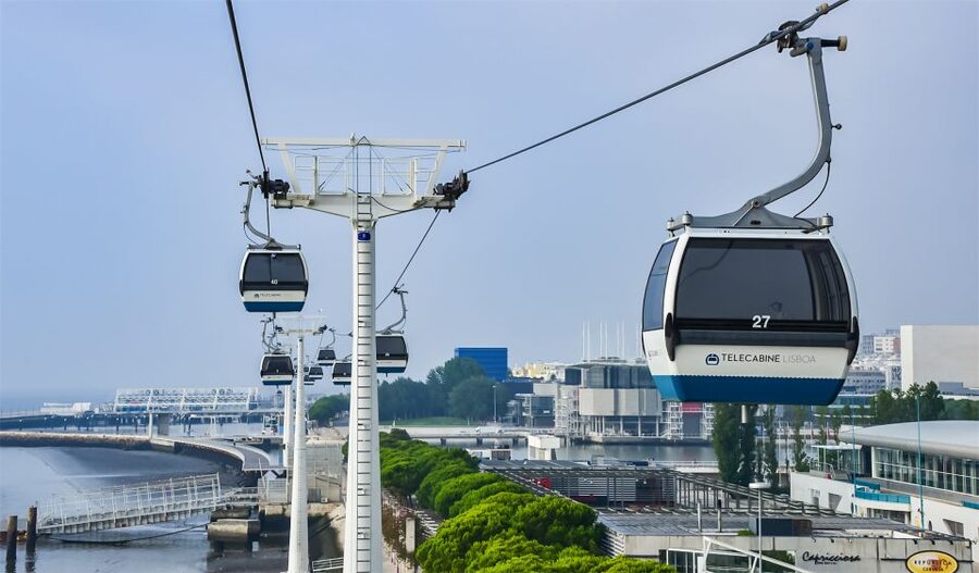 Lisbon: Nations Park Gondola Lift Cable Car Round Trip - What the 1,230-Meter Route Looks Like